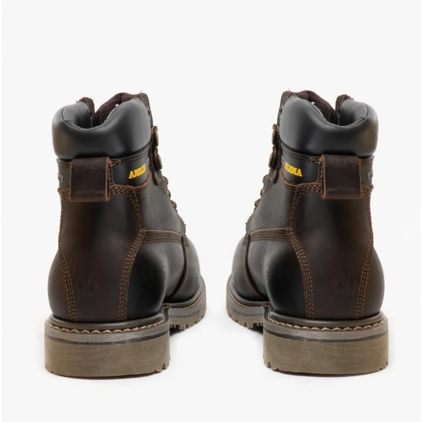 Amblers Safety FS164 Unisex Leather Safety Boots Brown - Image 5