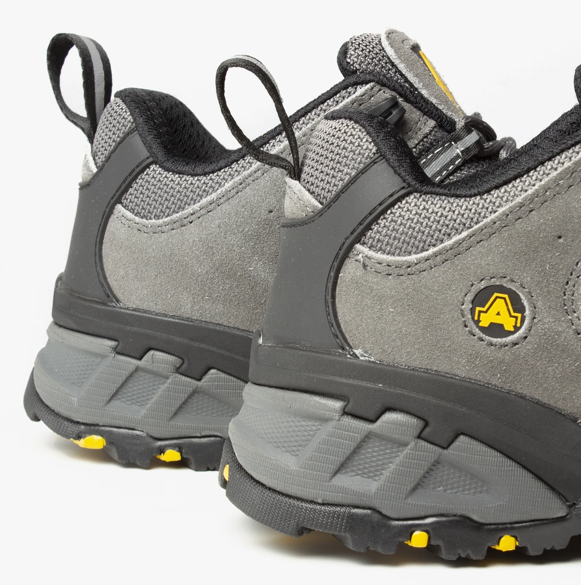 Amblers Safety FS188N Mens Leather Safety Trainers Grey - Image 3