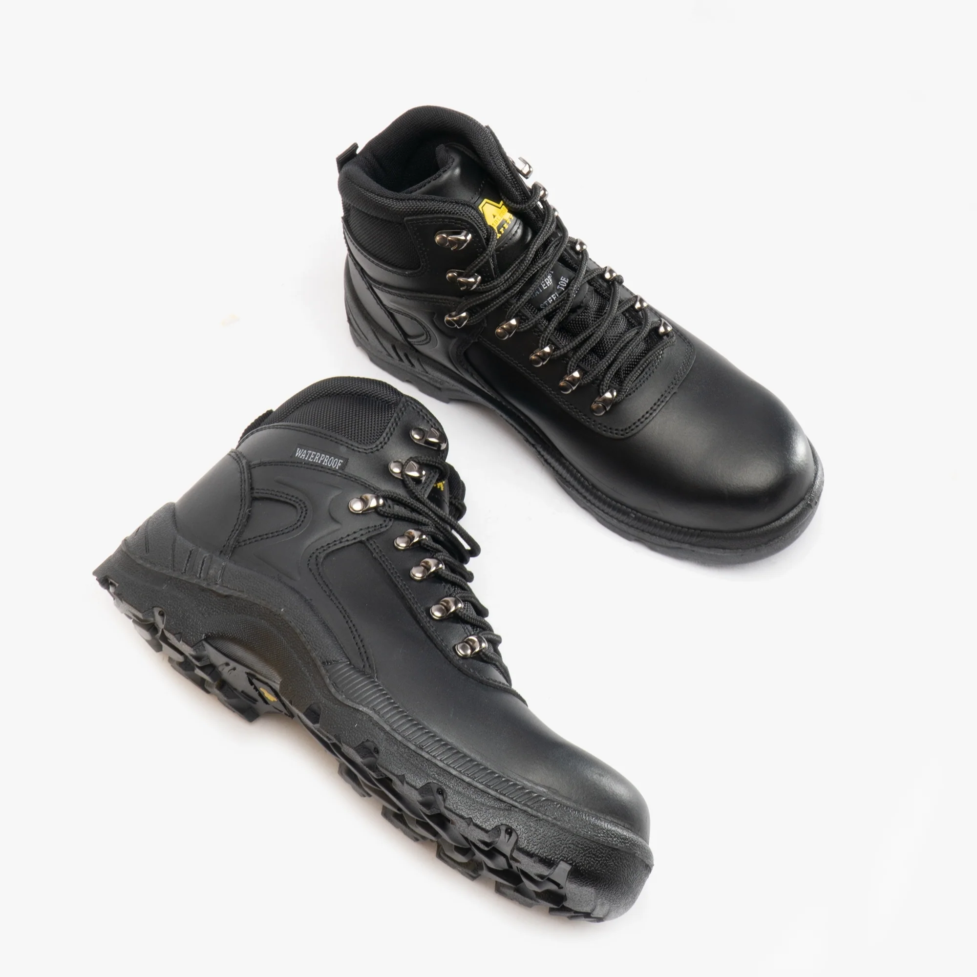 Amblers Safety FS218 Unisex Leather Safety Boots Black - Image 2