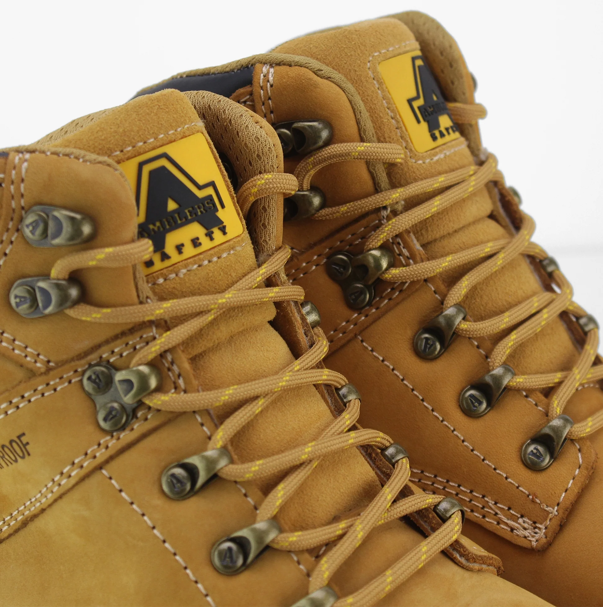 Amblers Safety FS226 Mens Leather Safety Boots Honey - Image 3
