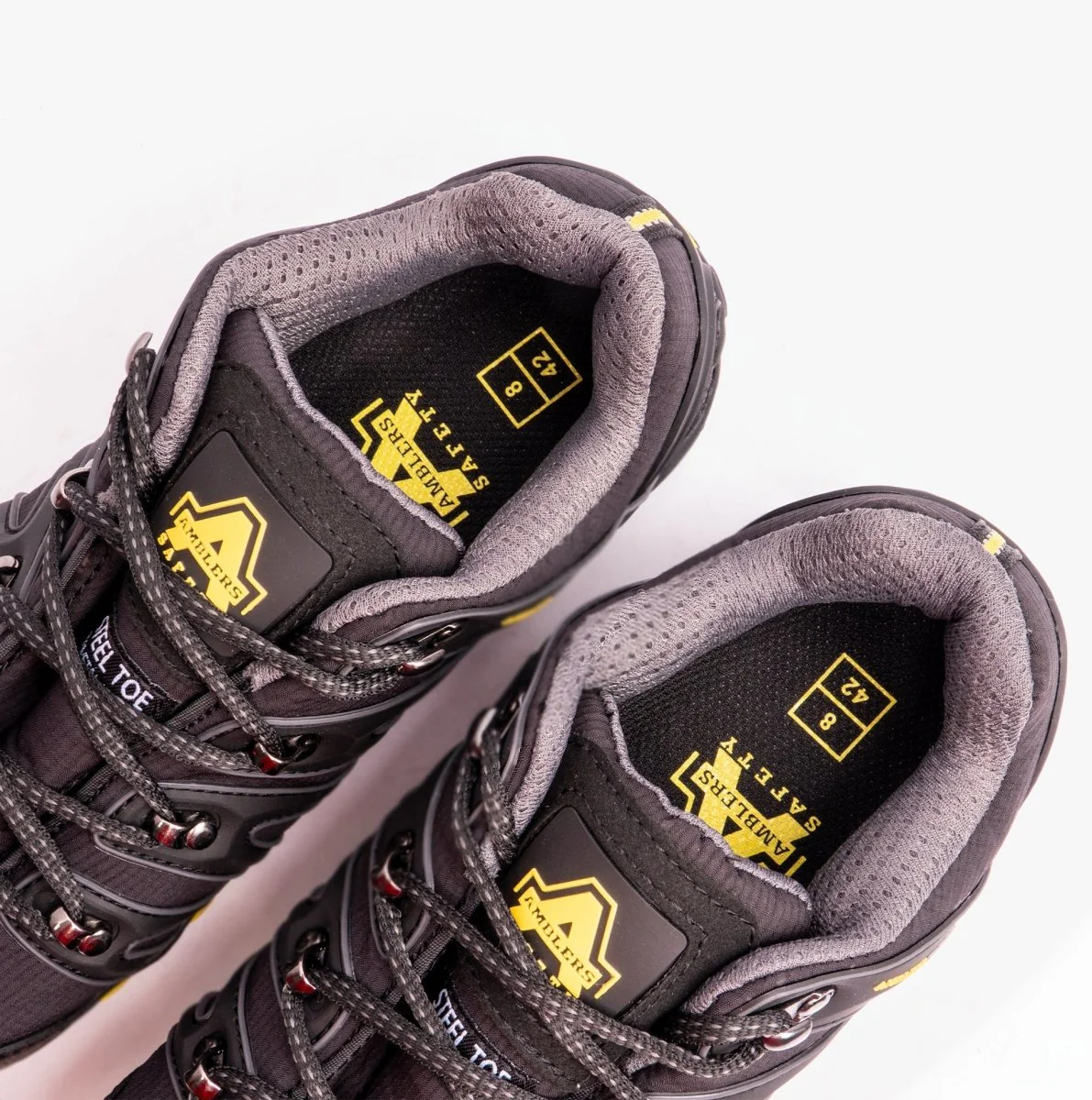 Amblers Safety FS23 Unisex Safety Trainers Black - Image 10