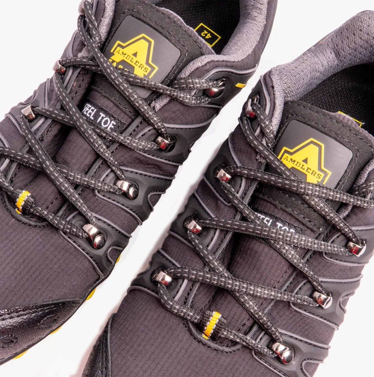 Amblers Safety FS23 Unisex Safety Trainers Black - Image 11