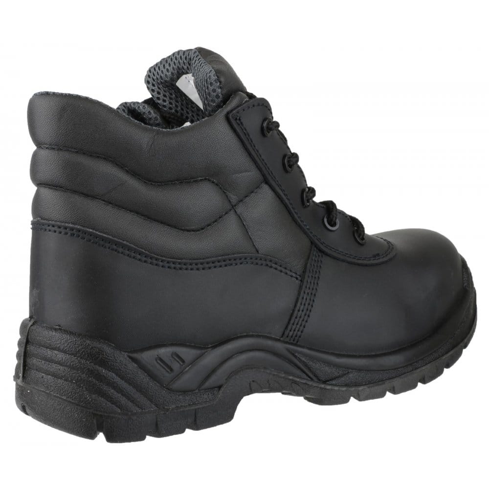 Centek FS30C Unisex Leather Safety Boots Black - Image 3