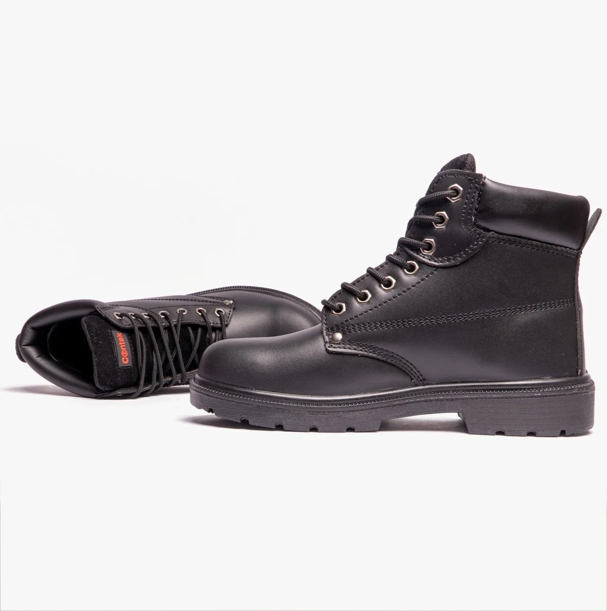 Centek FS331 Unisex Leather Safety Boots Black - Image 10