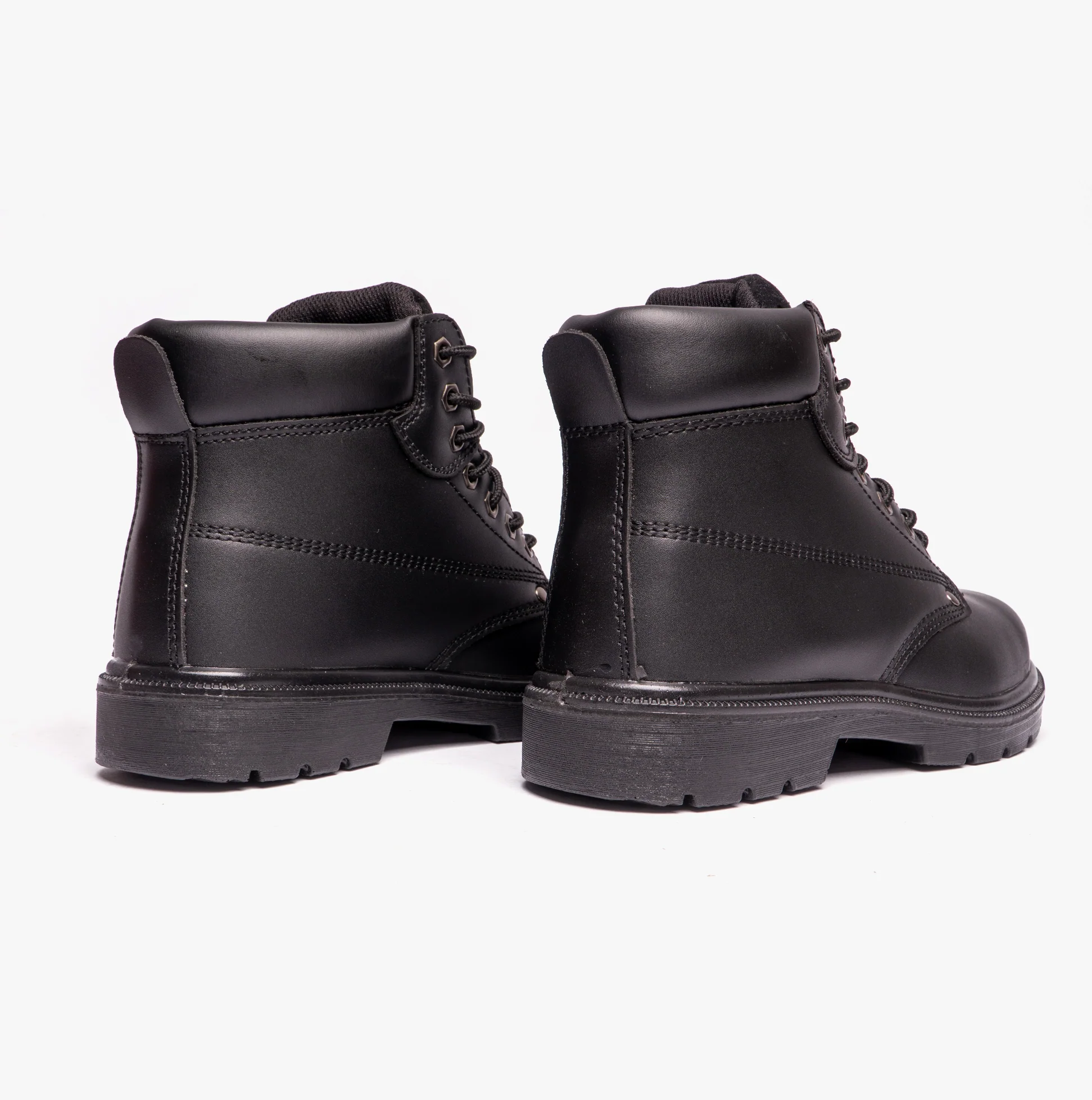 Centek FS331 Unisex Leather Safety Boots Black - Image 3
