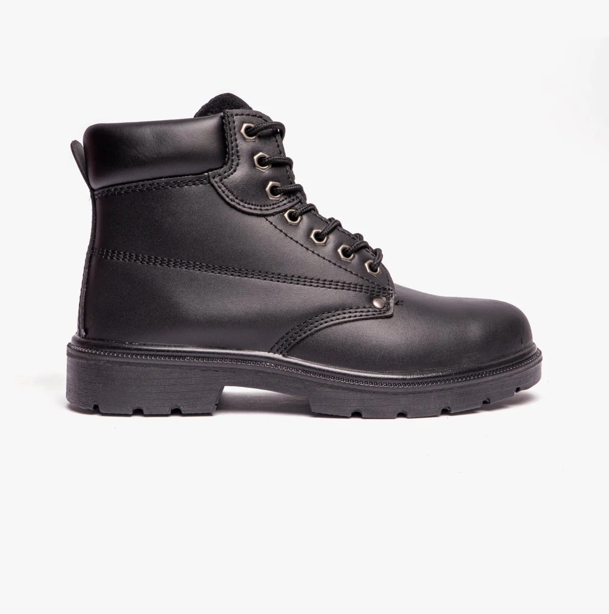Centek FS331 Unisex Leather Safety Boots Black - Image 7