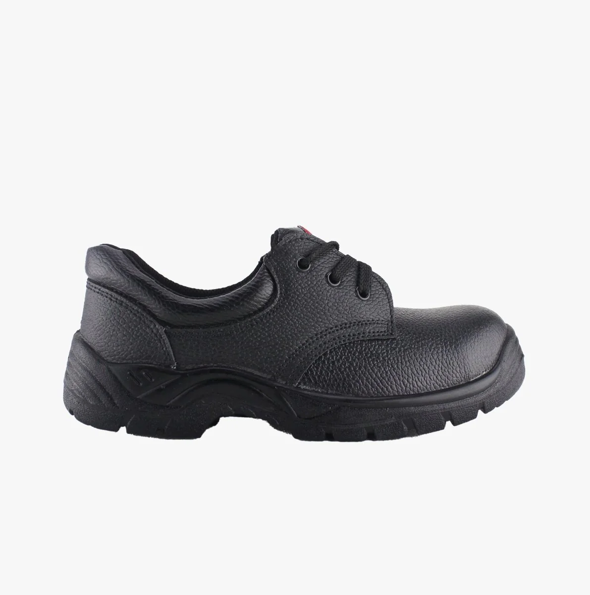 Centek FS337-A Unisex Leather Safety Shoes Black - Image 5