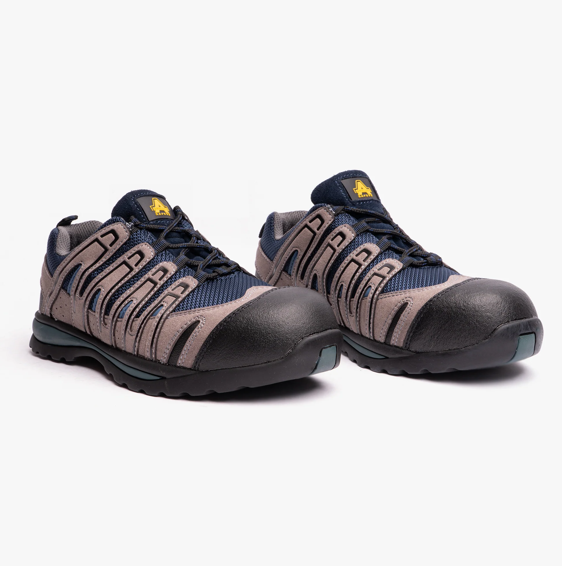 Amblers Safety FS34C Mens Safety Trainers Blue/Grey - Image 2