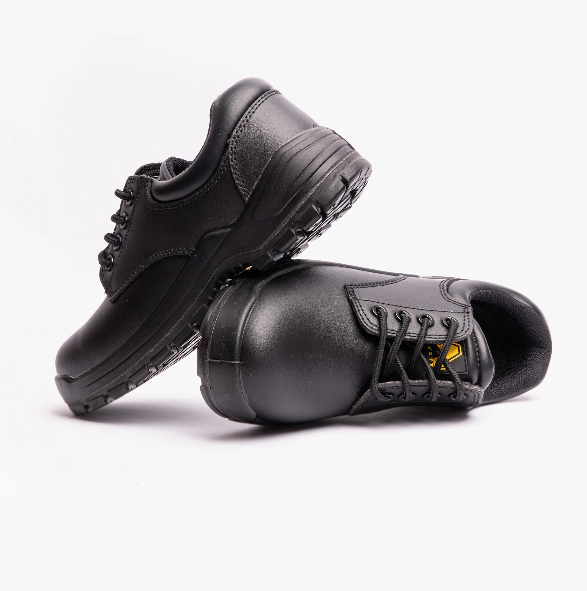 Amblers Safety FS38C Unisex Leather Safety Shoes Black - Image 3
