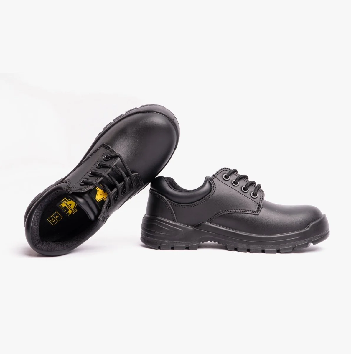 Amblers Safety FS38C Unisex Leather Safety Shoes Black - Image 9