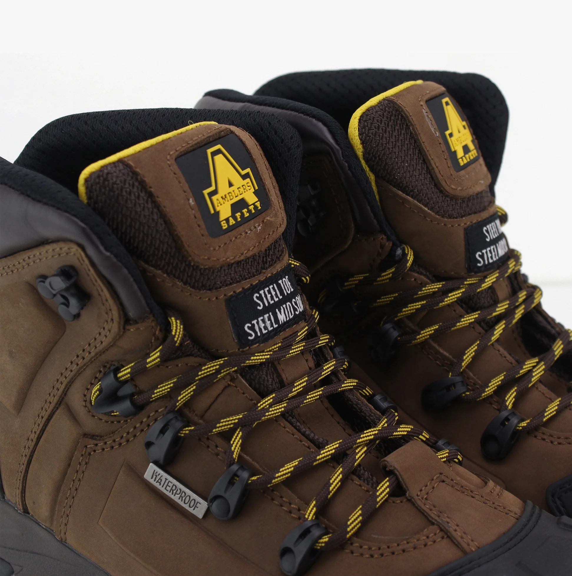 Amblers Safety FS39 Mens Leather Safety Boots Brown - Image 2