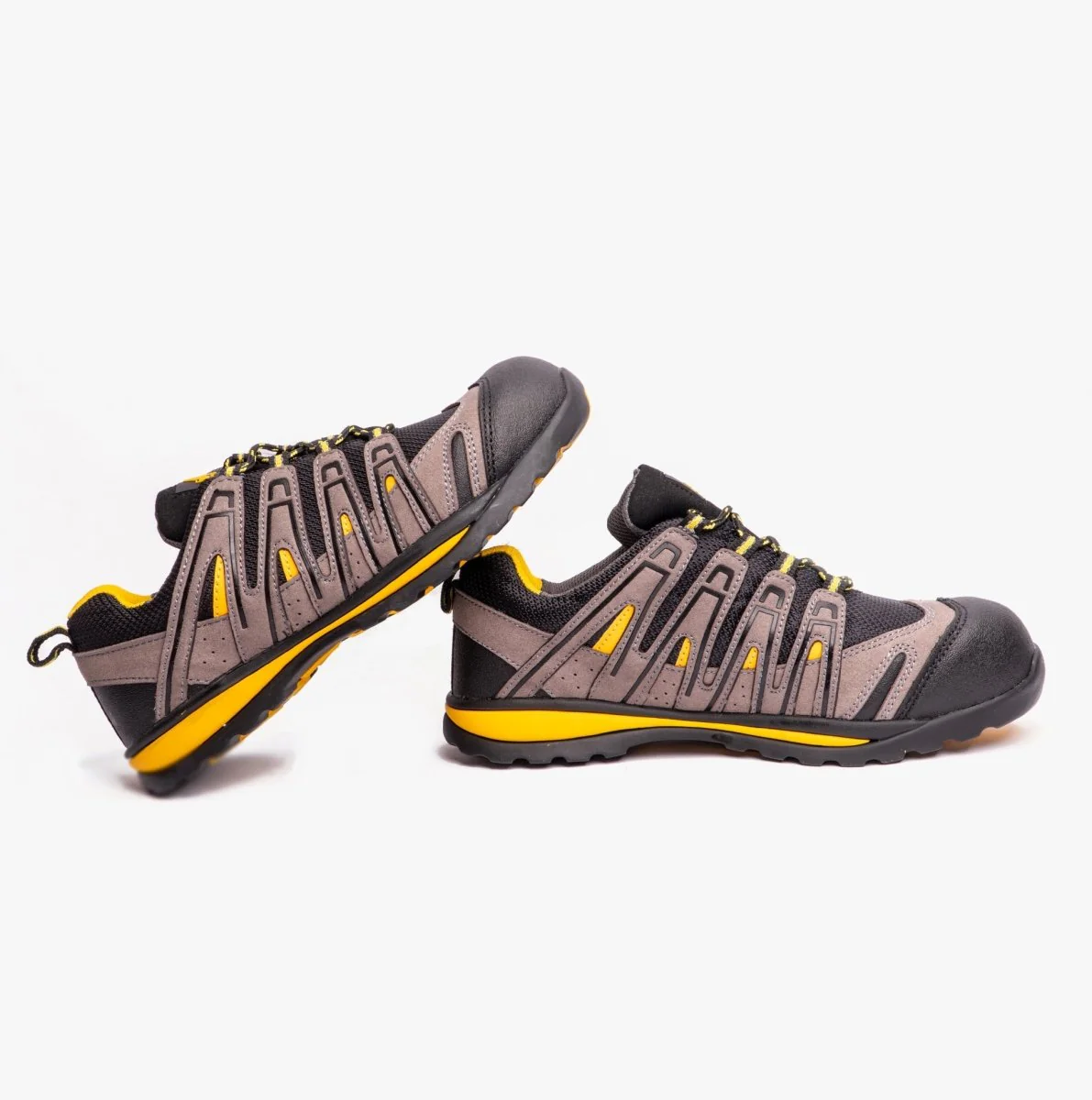Amblers Safety FS42C Unisex Safety Trainers Black/Yellow - Image 10