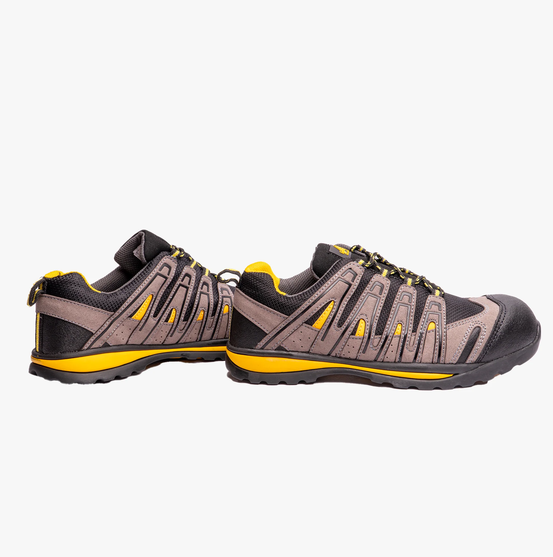 Amblers Safety FS42C Unisex Safety Trainers Black/Yellow - Image 6
