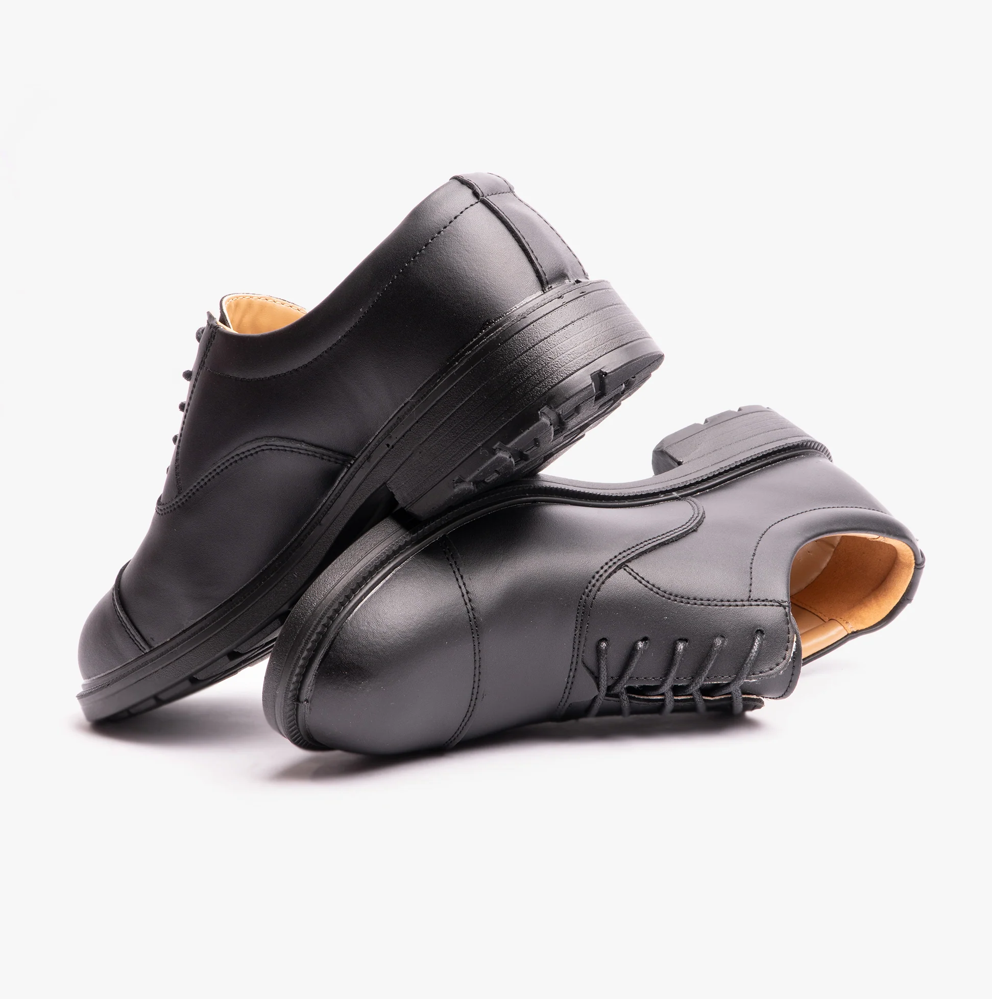 Amblers Safety FS43 Mens Leather Safety Shoes Black - Image 4