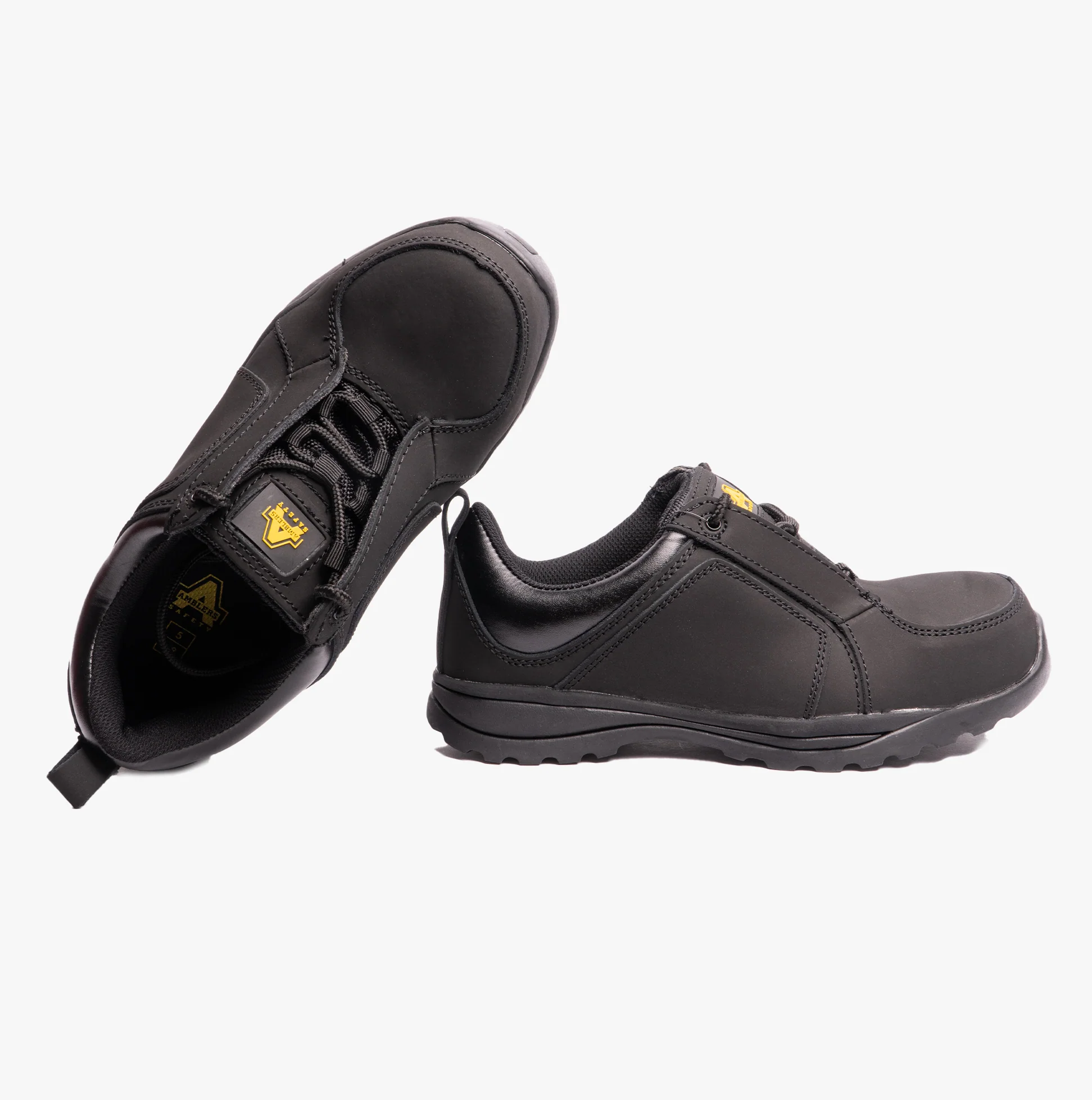 Amblers Safety FS59C Womens Leather Safety Trainers Black - Image 4
