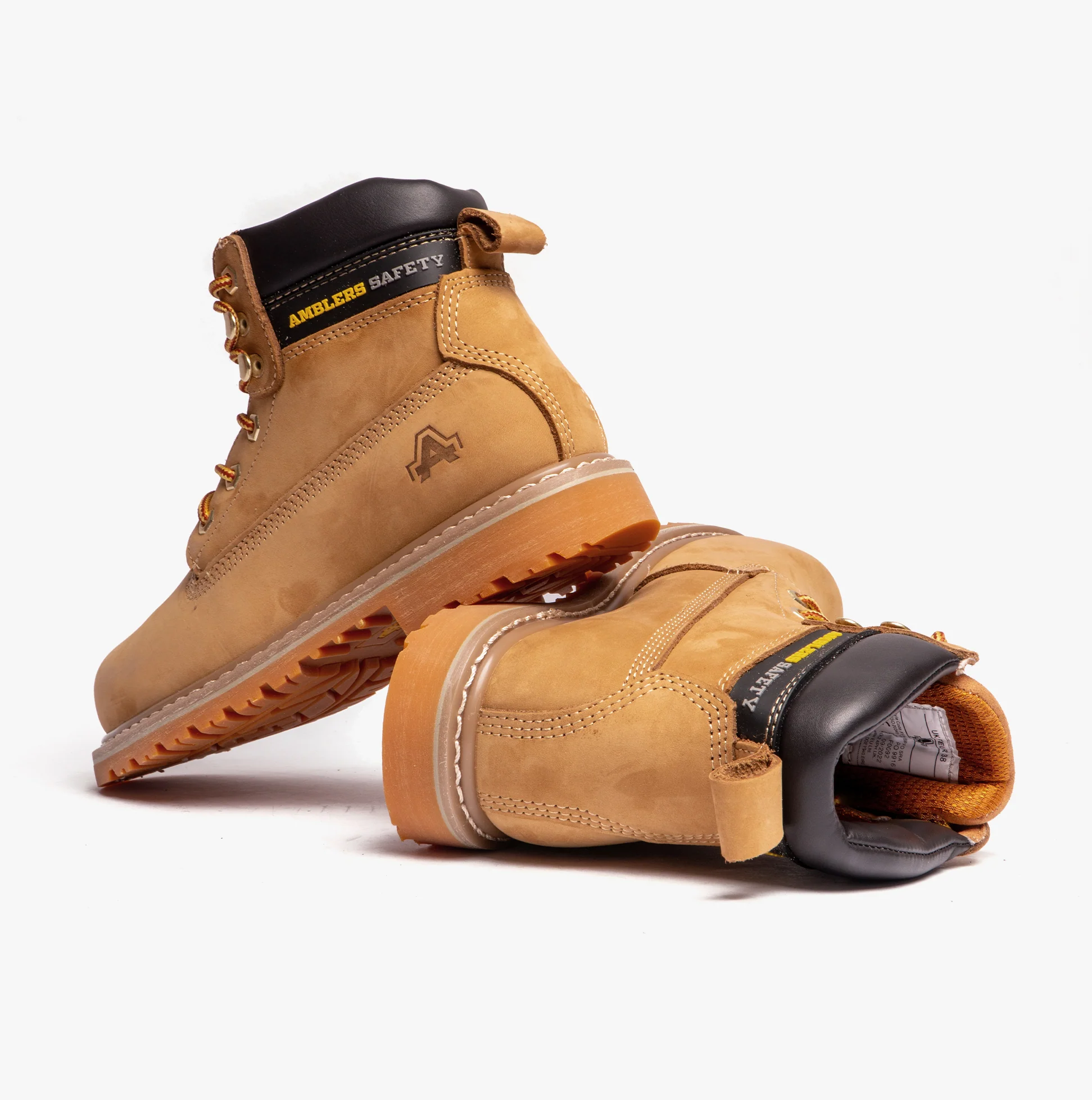 Amblers Safety FS7 Unisex Safety Boots Honey - Image 3