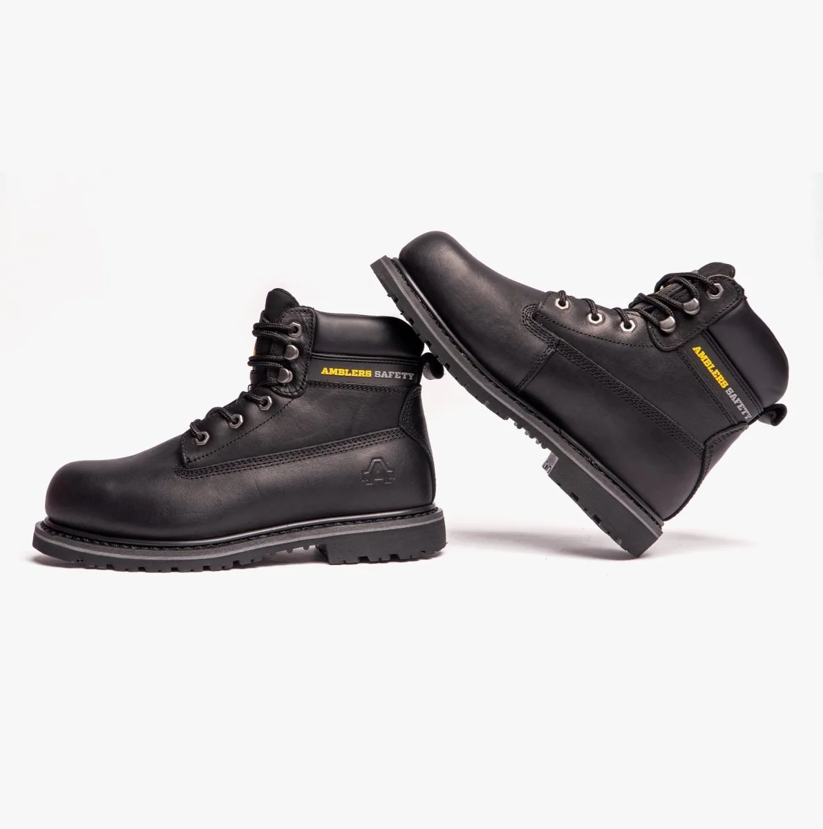 Amblers Safety FS9 Unisex Leather Safety Boots Black - Image 12