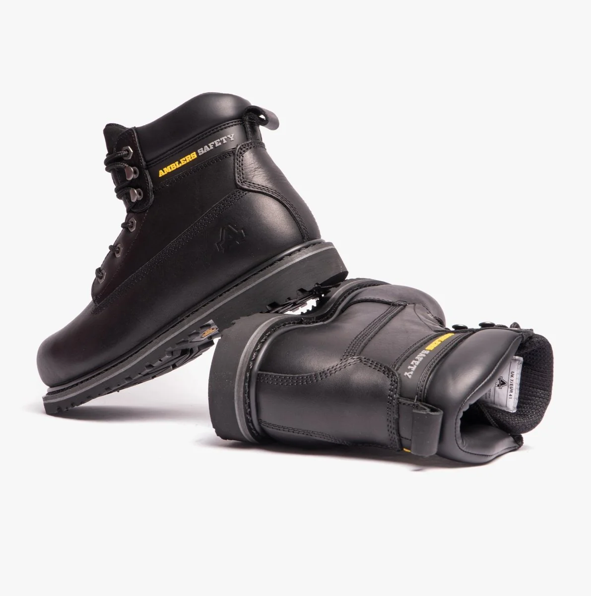 Amblers Safety FS9 Unisex Leather Safety Boots Black - Image 13