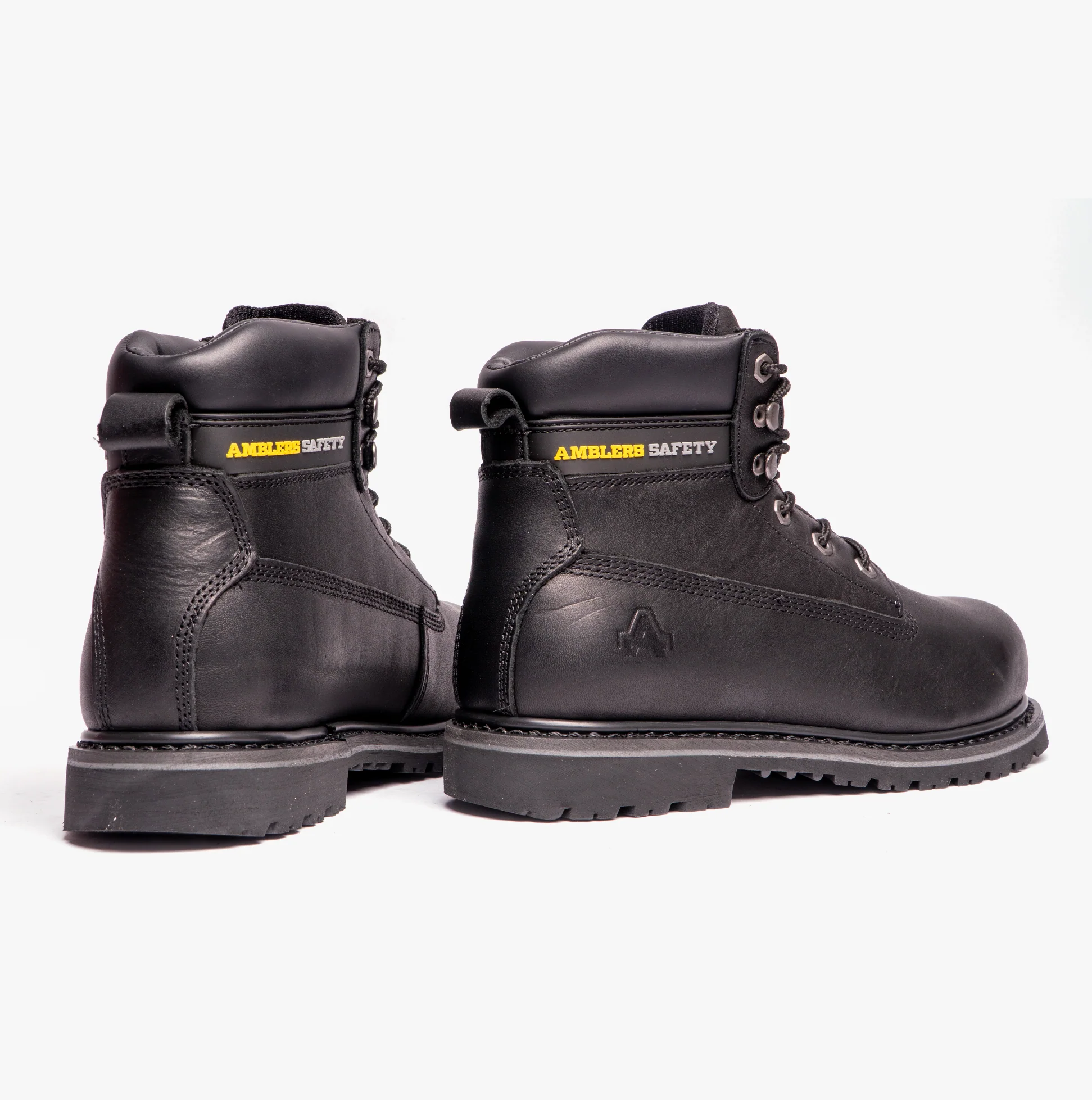 Amblers Safety FS9 Unisex Leather Safety Boots Black - Image 3