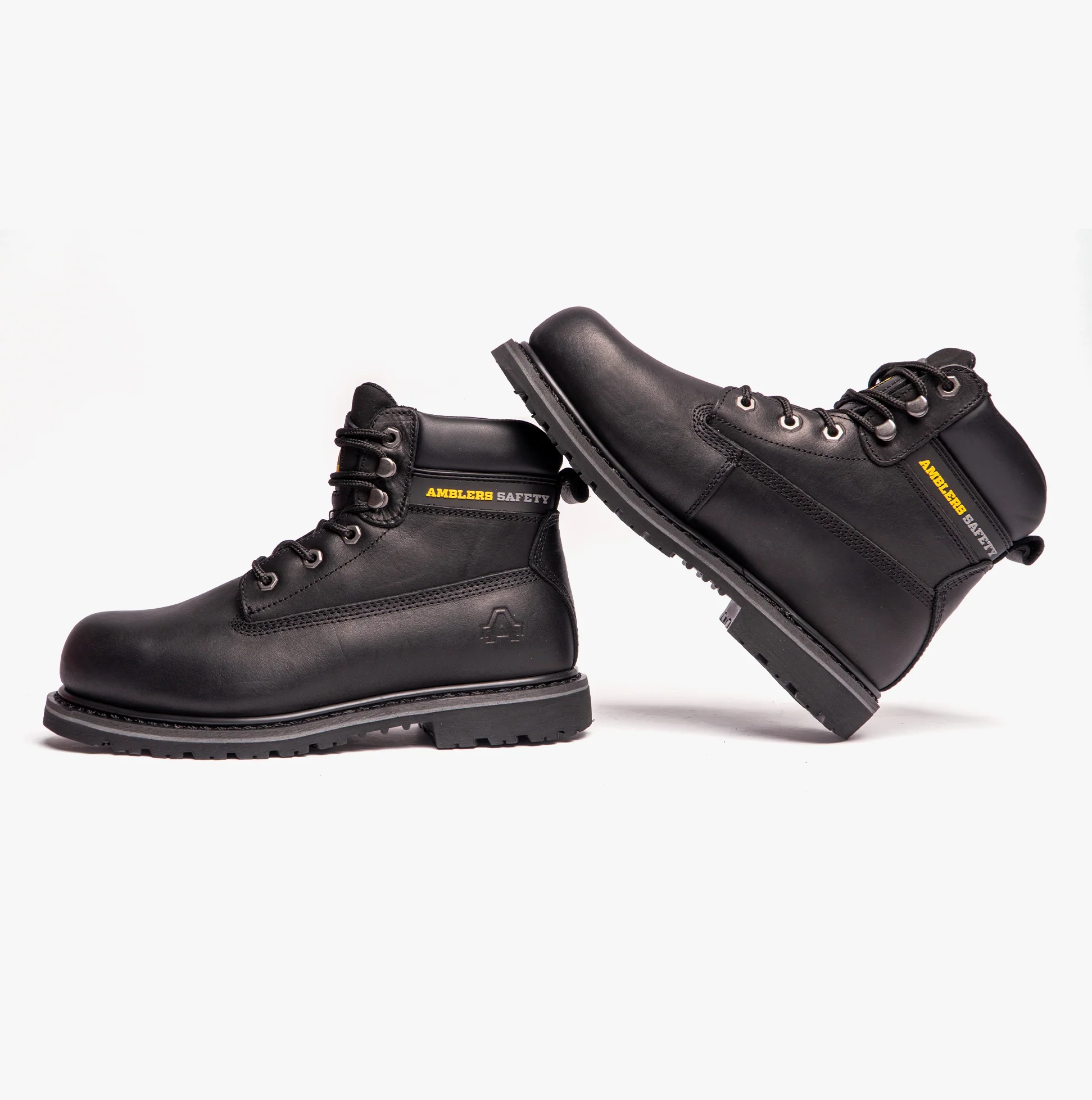 Amblers Safety FS9 Unisex Leather Safety Boots Black - Image 5