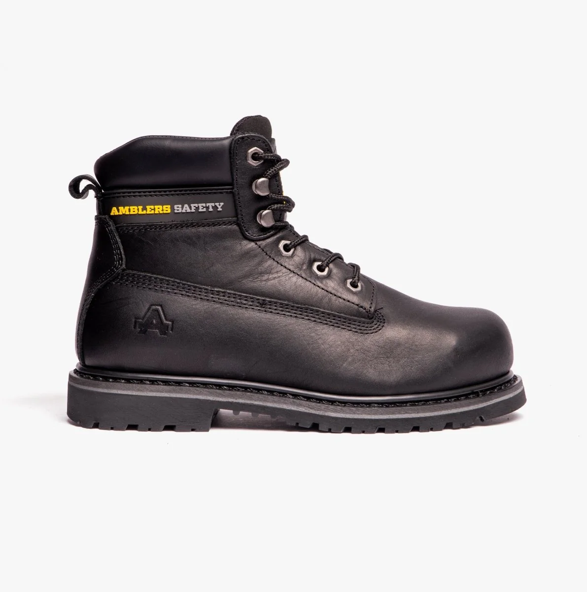 Amblers Safety FS9 Unisex Leather Safety Boots Black - Image 8