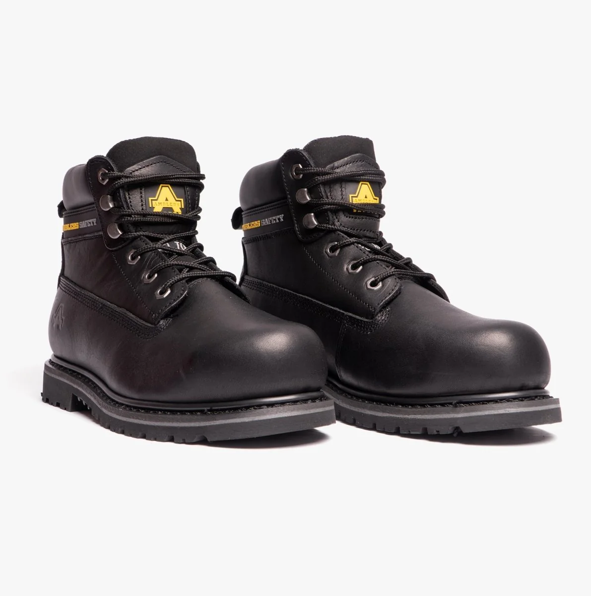 Amblers Safety FS9 Unisex Leather Safety Boots Black - Image 9