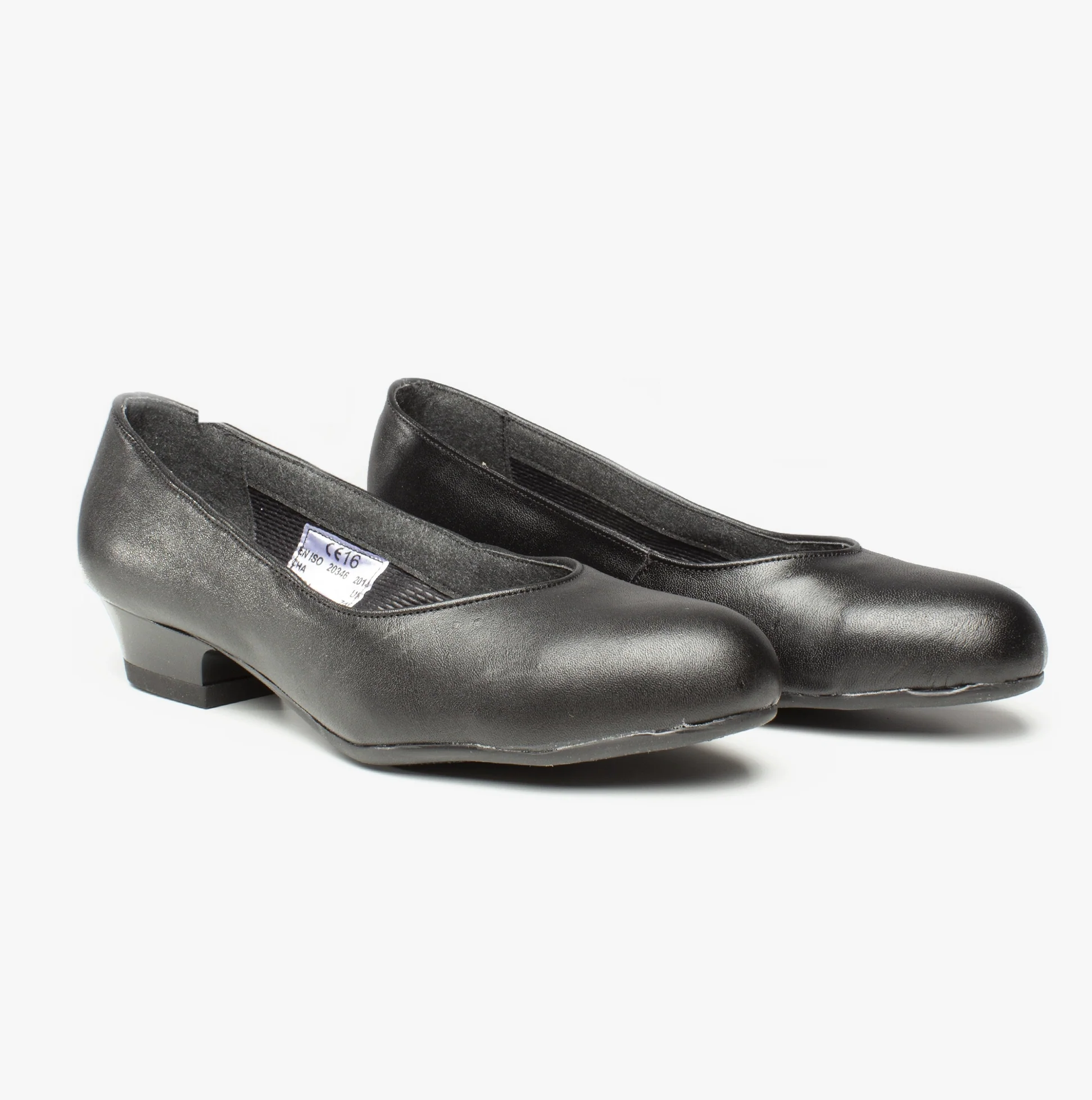 Amblers Safety FS96 Womens Leather Safety Court Shoes Black - Image 3