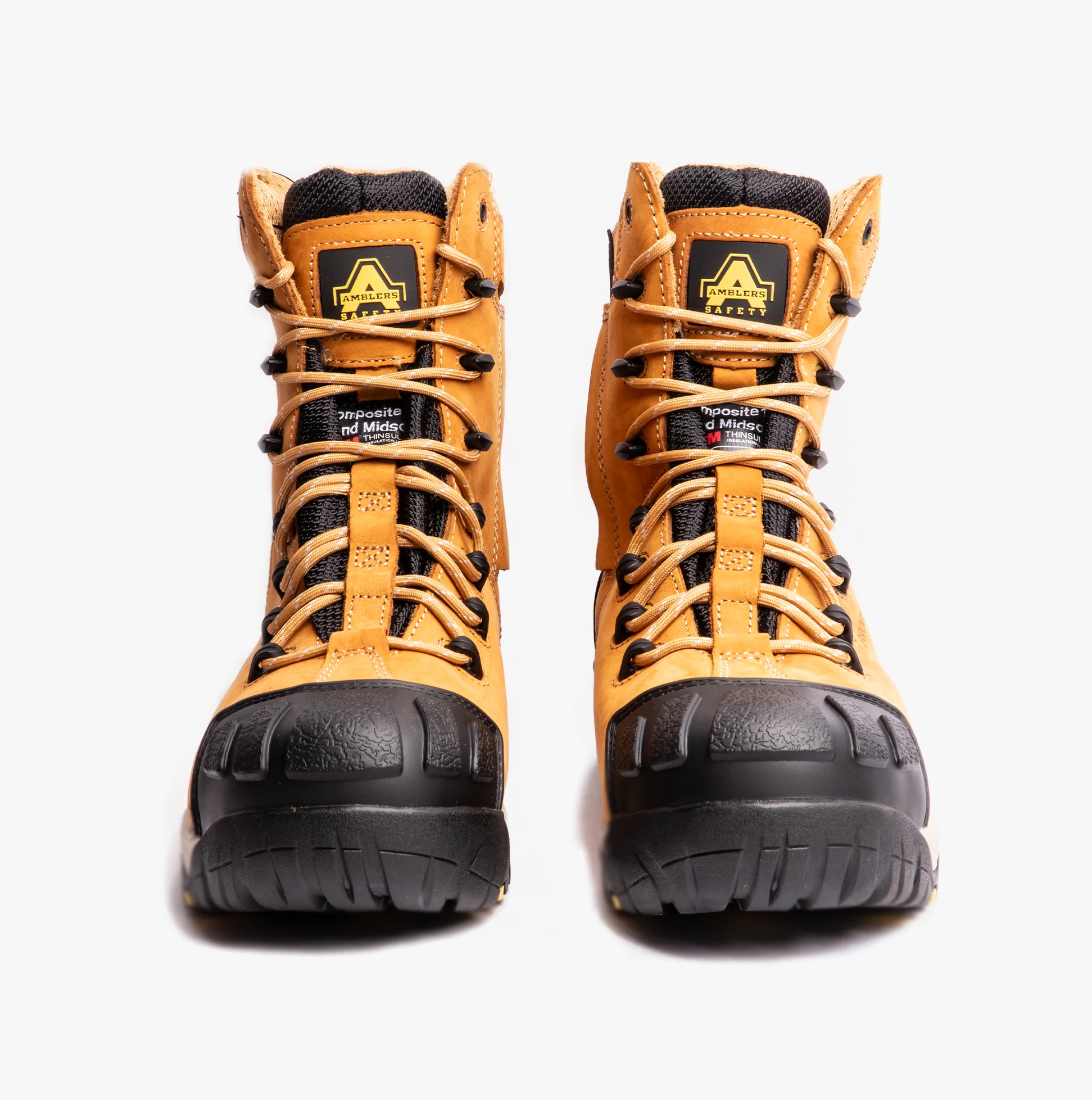 Amblers Safety FS998 Mens Leather Safety Boots Honey - Image 3