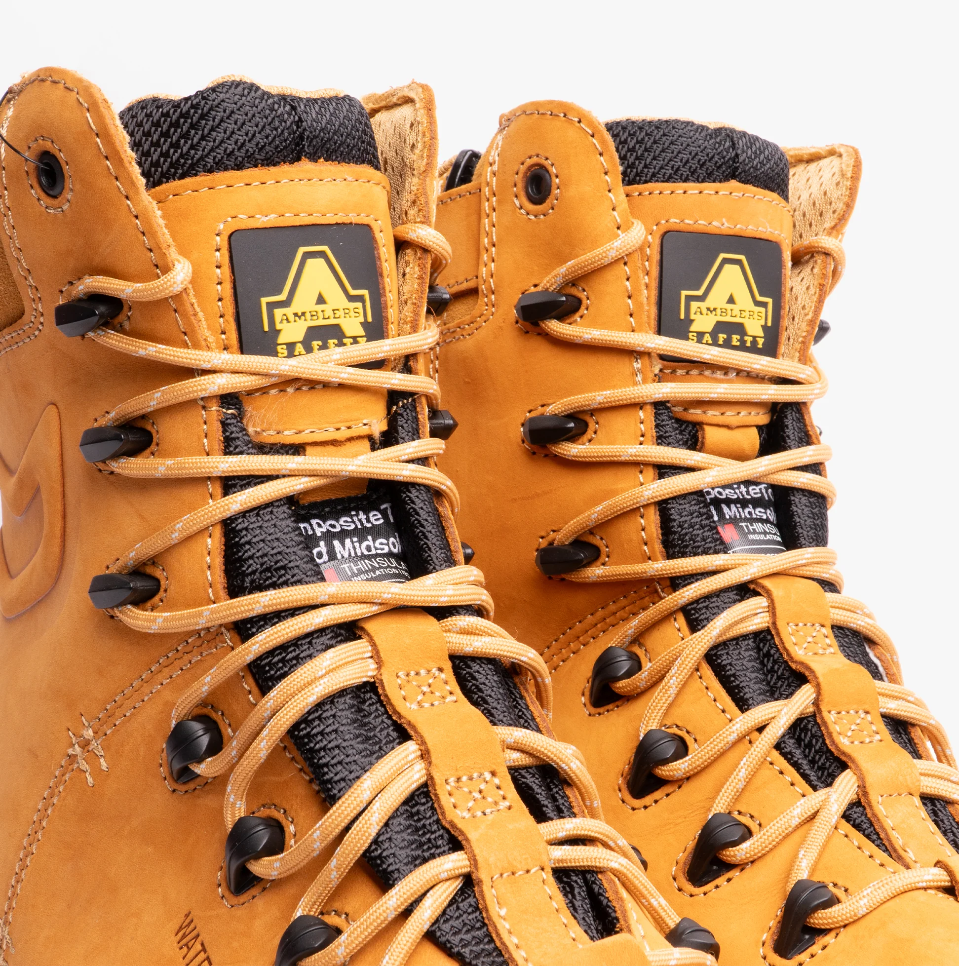 Amblers Safety FS998 Mens Leather Safety Boots Honey - Image 4