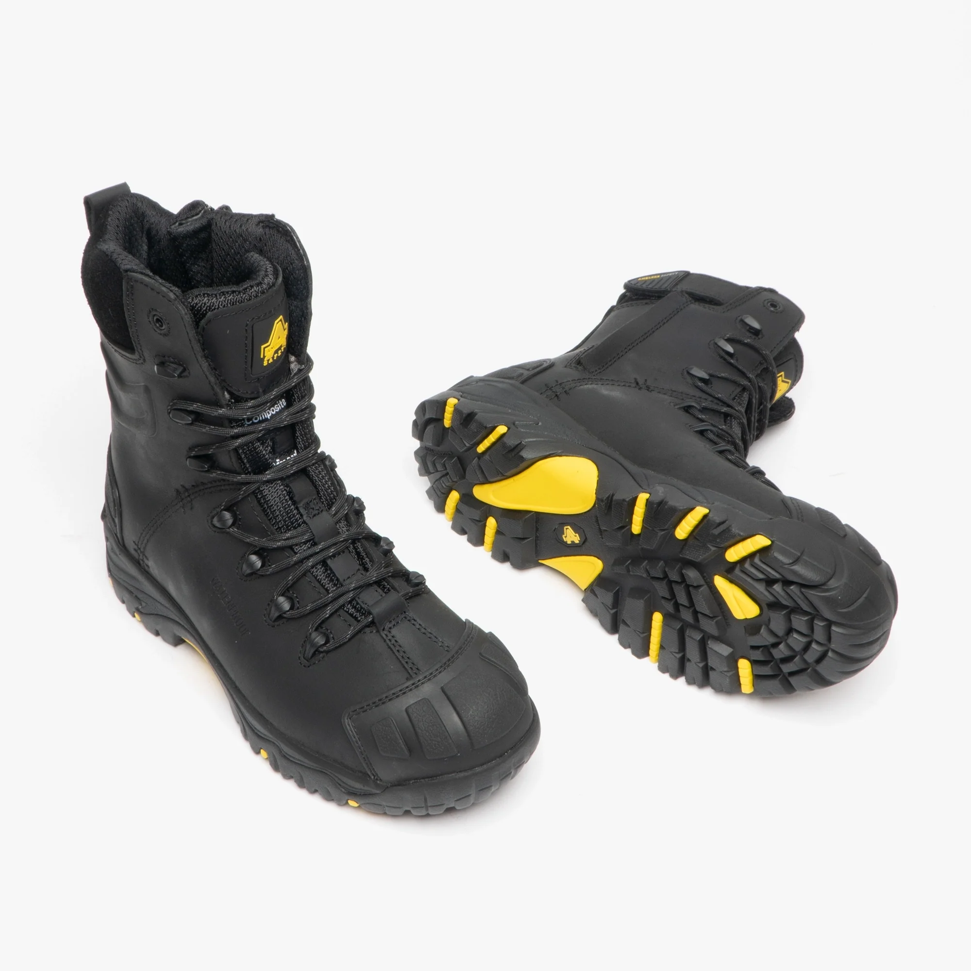 Amblers Safety FS999 Unisex Leather Safety Boots Black - Image 2