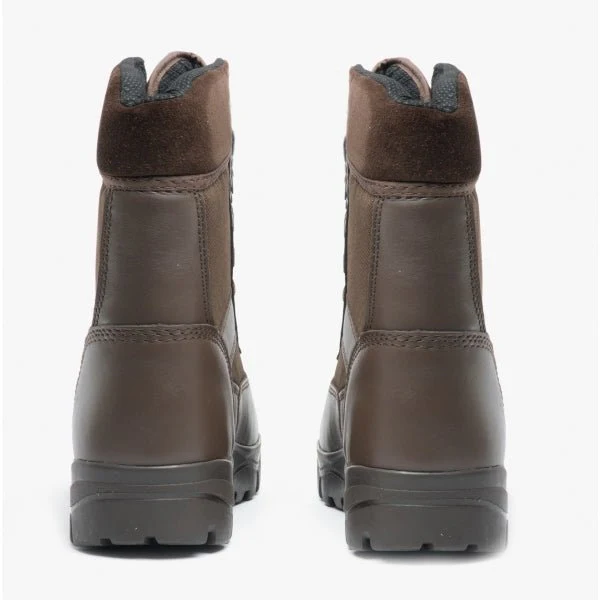 Grafters G-FORCE Unisex Non-Safety Combat Boots Brown - Image 12
