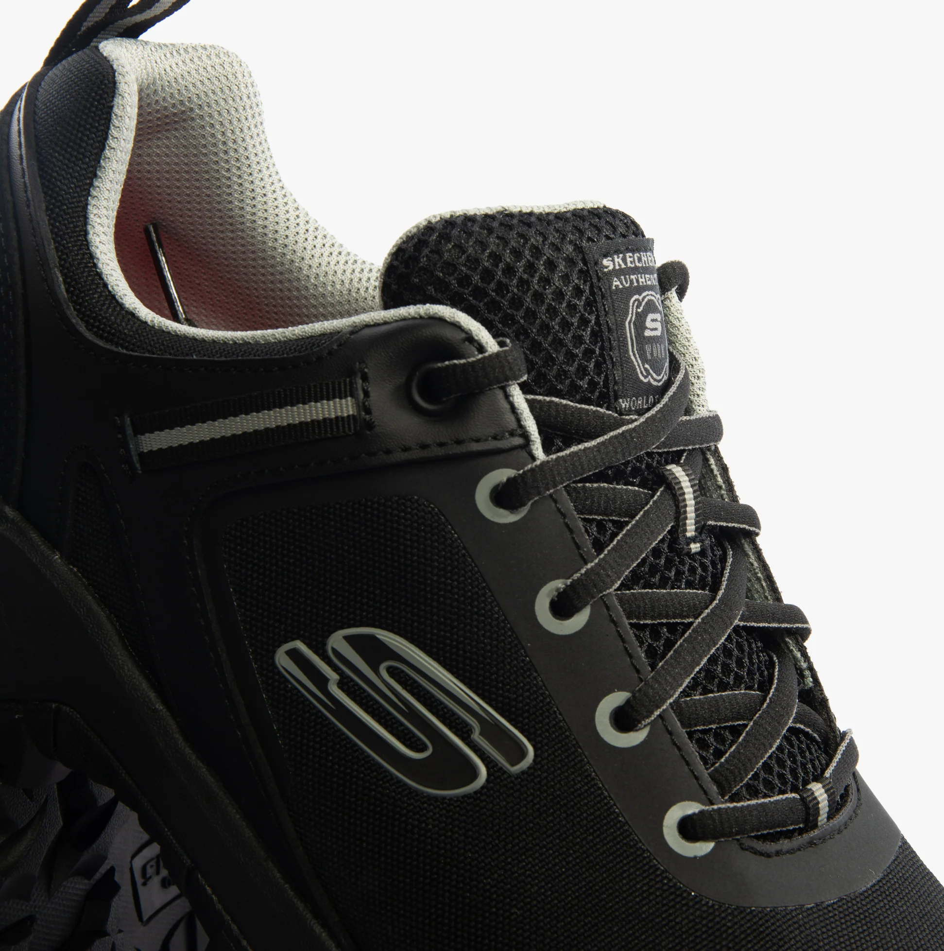 Skechers Work 200188EC GATLON Mens Safety Trainers Black/Grey - Image 5