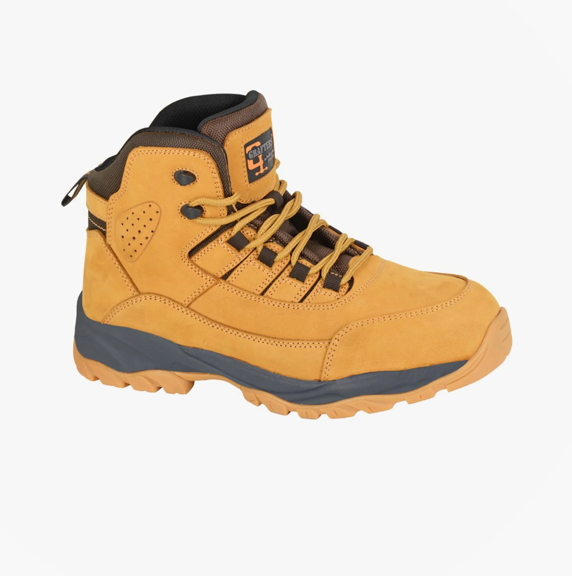 Grafters M331N Mens Safety Boots Honey - Image 2