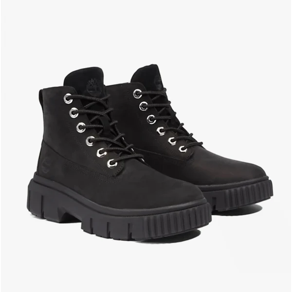 Timberland GREYFIELD Womens Leather Boots Black Nubuck - Image 2
