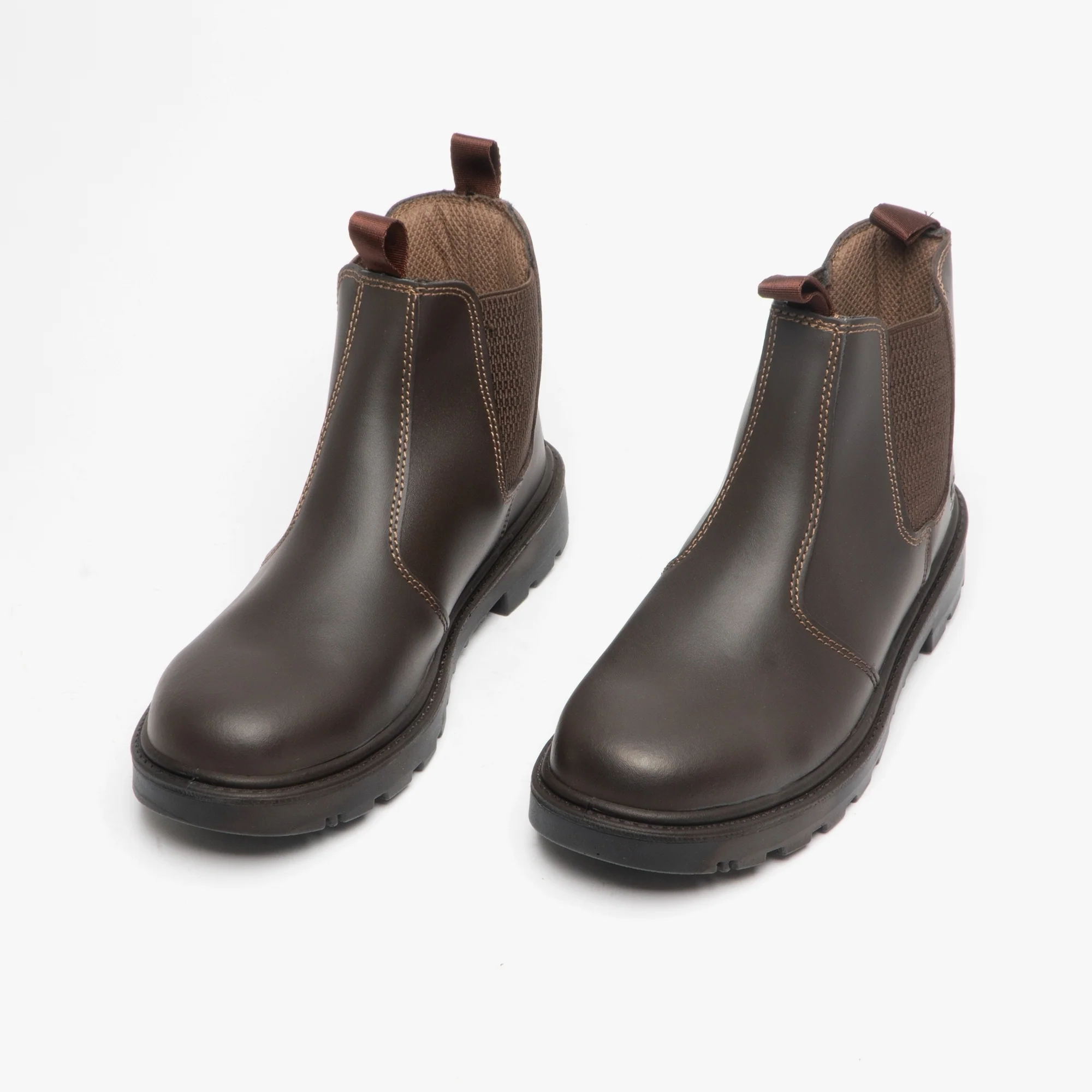 Grafters GRINDER Unisex Dealer Safety Boots Brown - Image 2