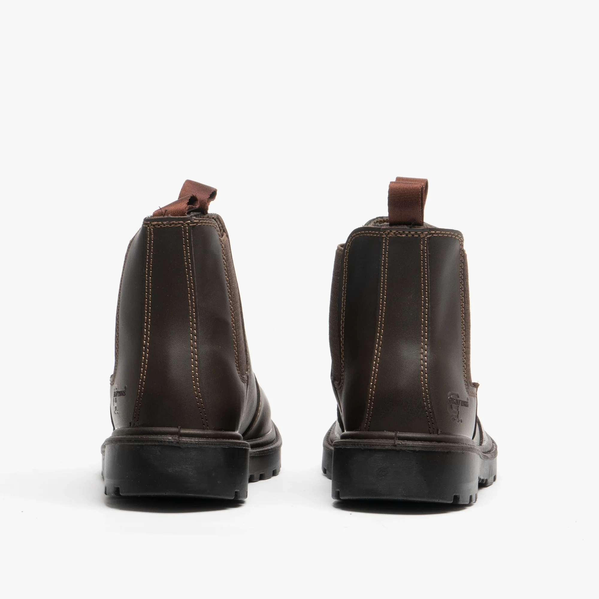 Grafters GRINDER Unisex Dealer Safety Boots Brown - Image 4