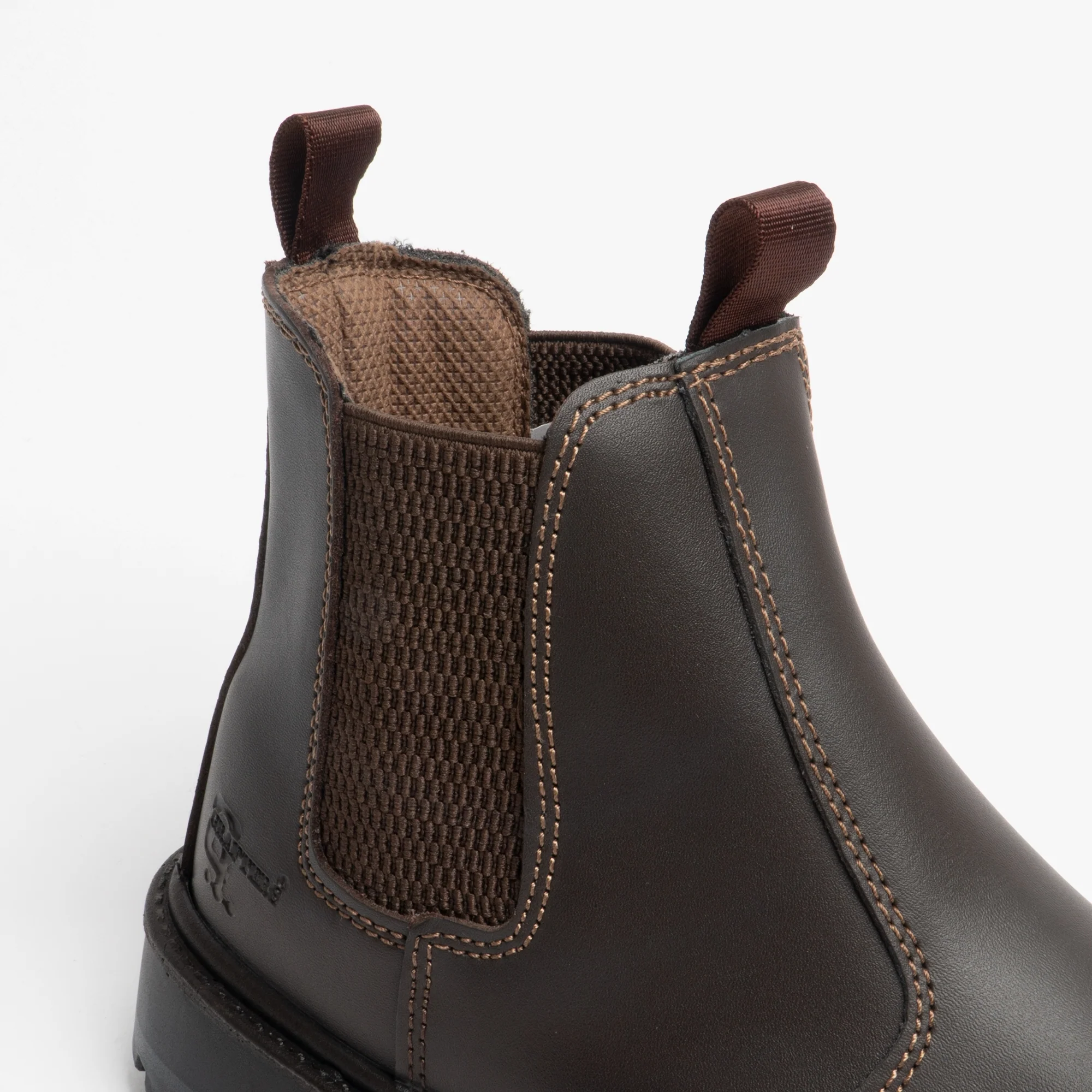 Grafters GRINDER Unisex Dealer Safety Boots Brown - Image 5