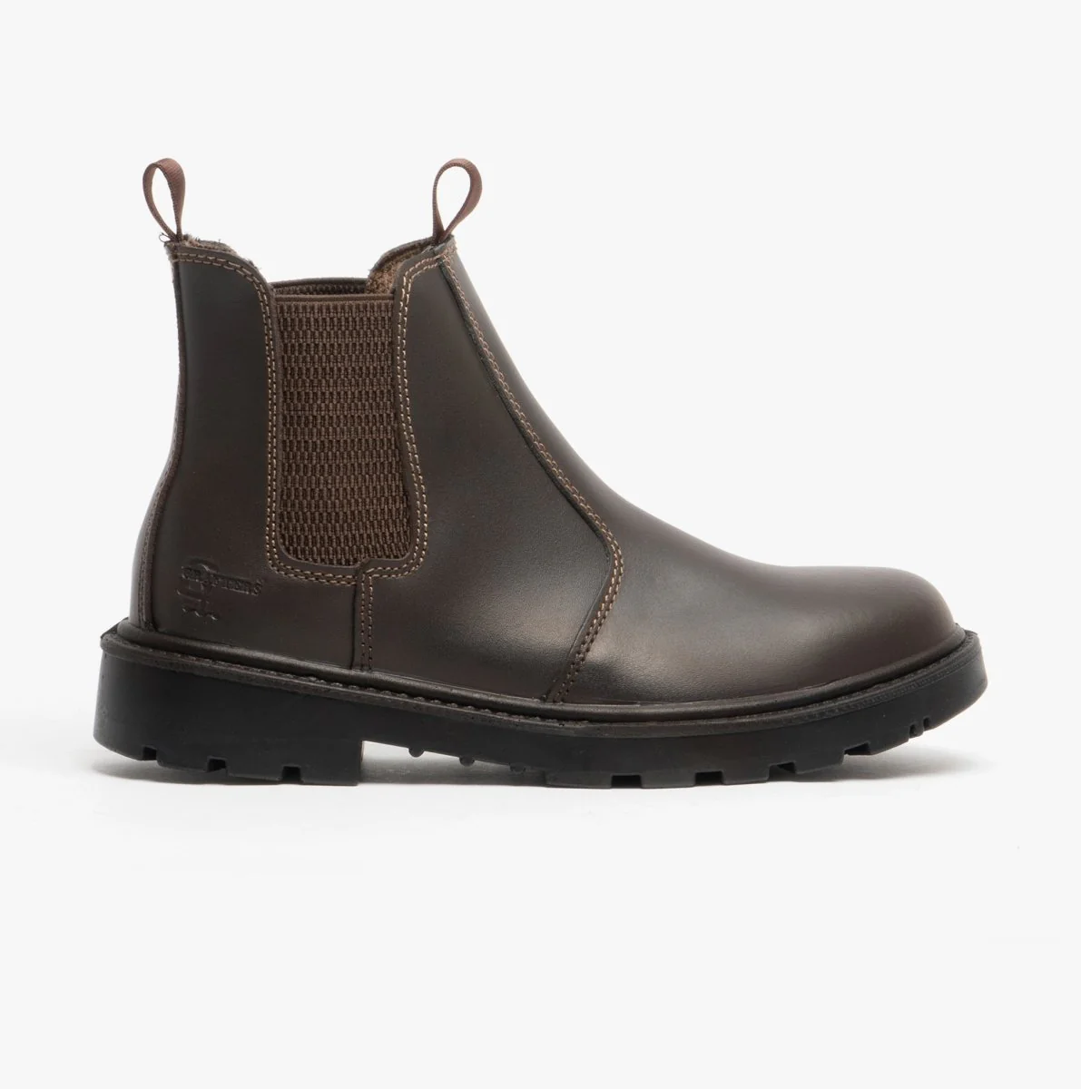 Grafters GRINDER Unisex Dealer Safety Boots Brown - Image 7