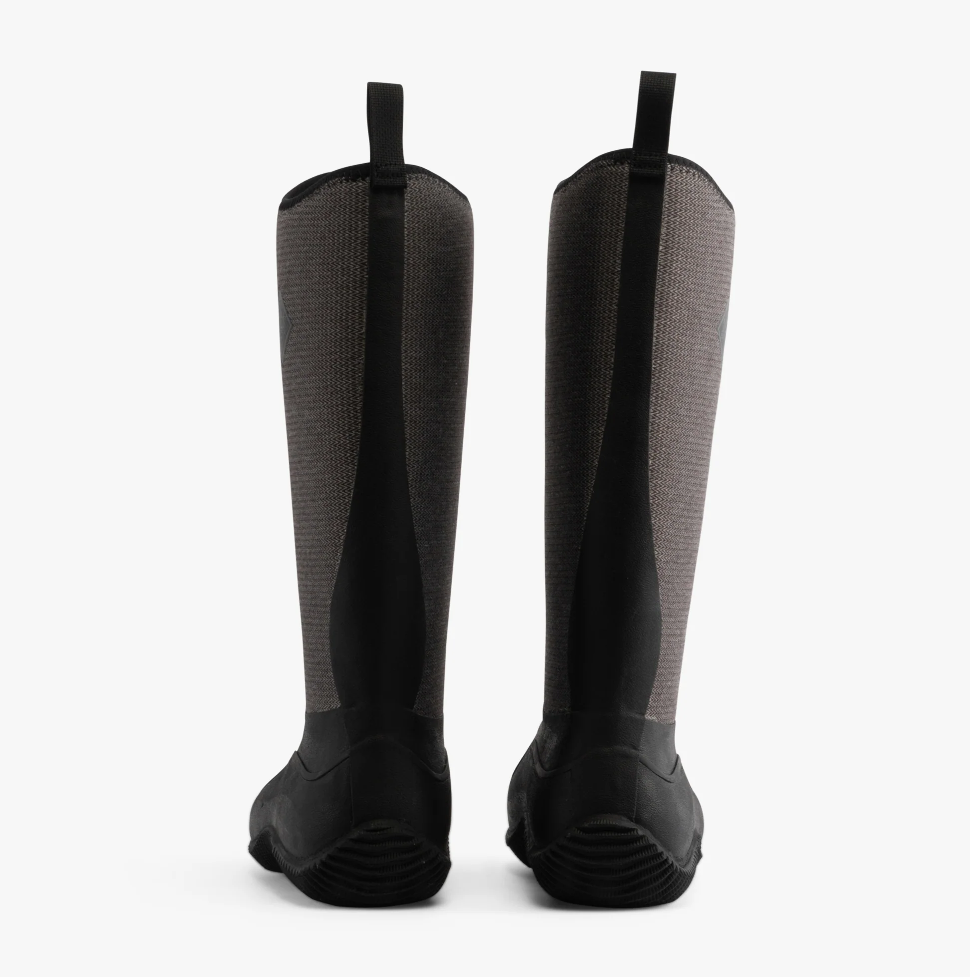 Muck Boots HALE HERRINGBONE Womens Rubber Wellington Boots Black - Image 3