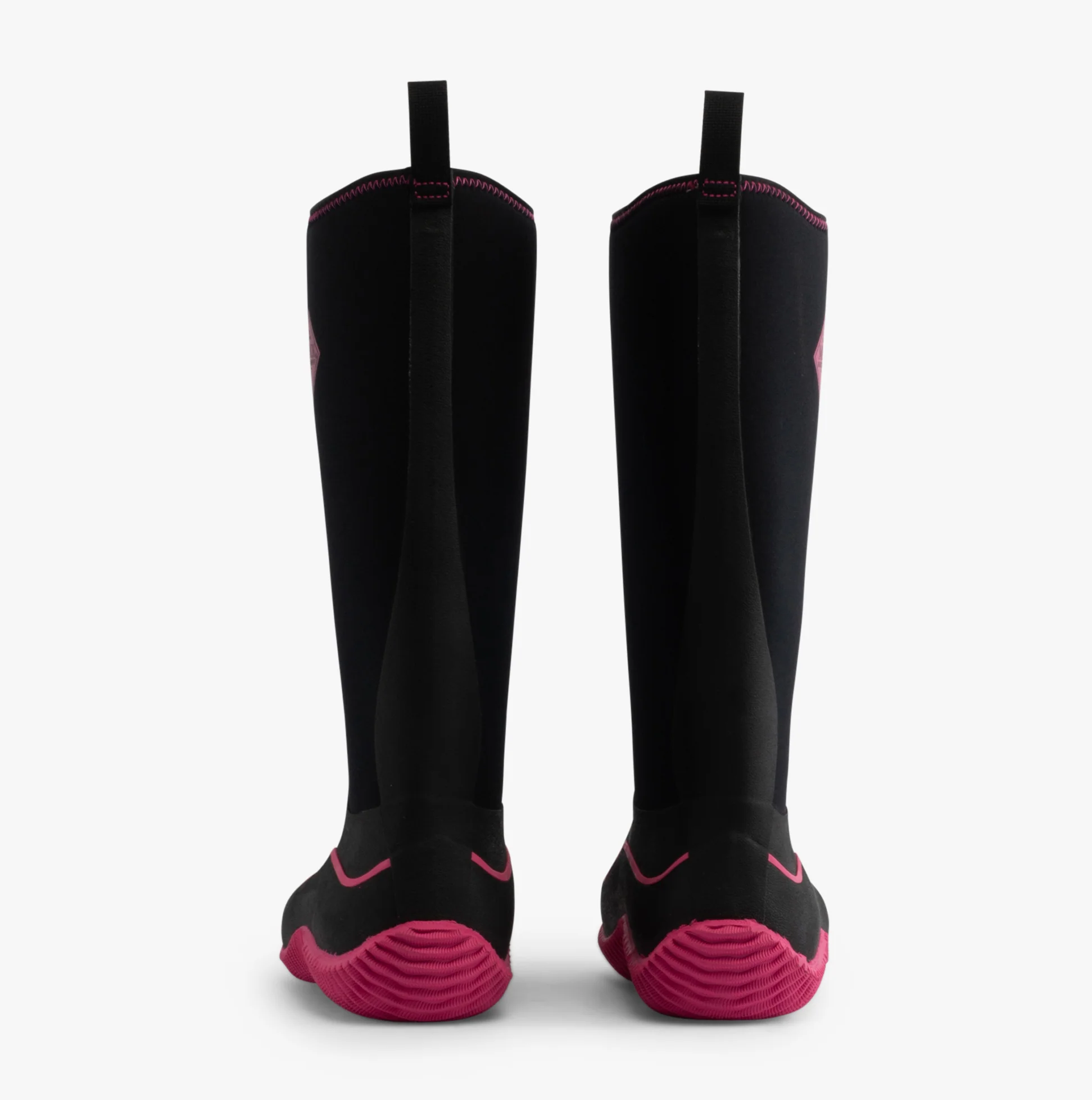 Muck Boots HALE Womens Wellington Boots Black/Pink - Image 4