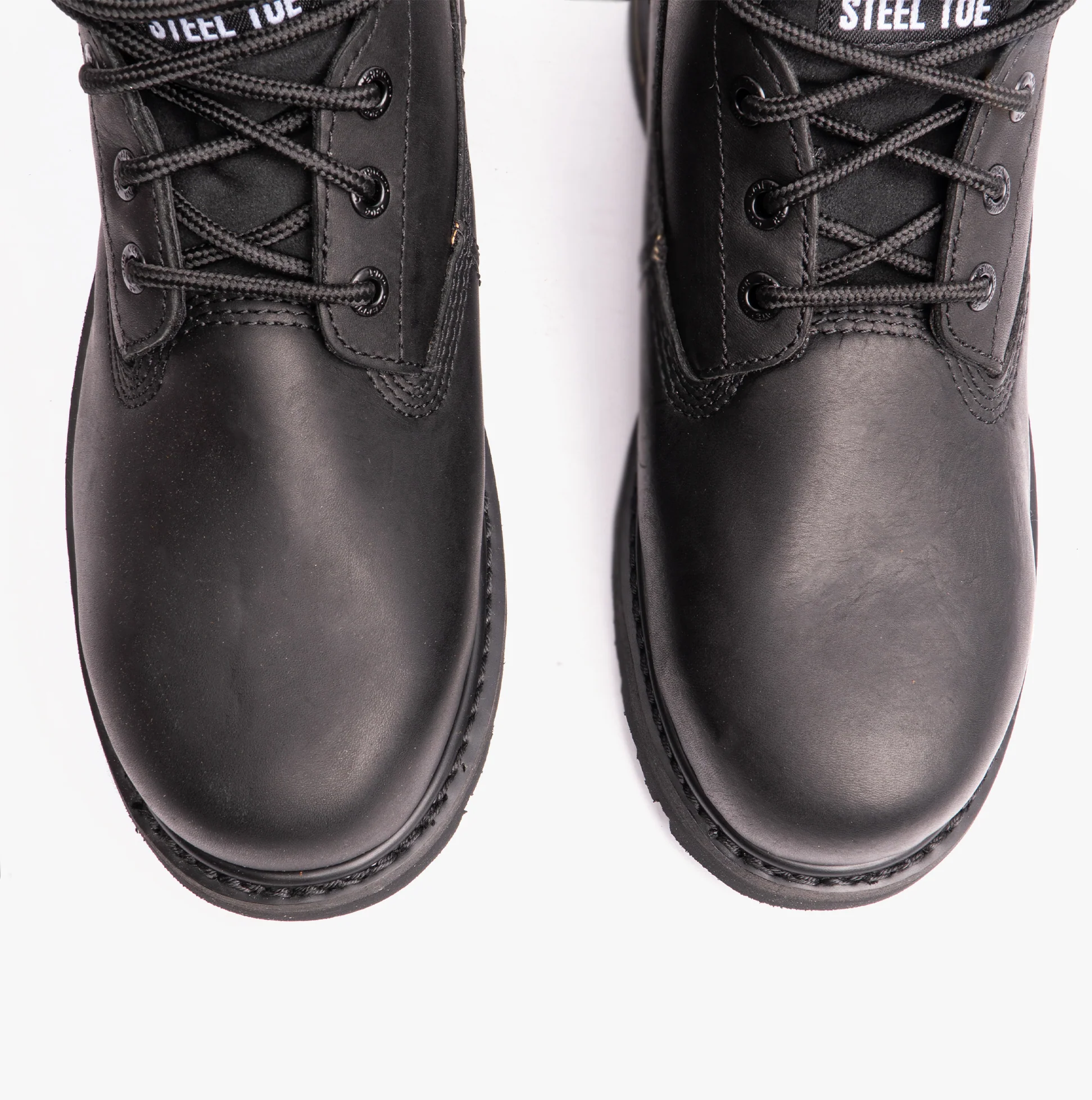 CAT HOLTON S3 Mens Leather Safety Boots Black - Image 6