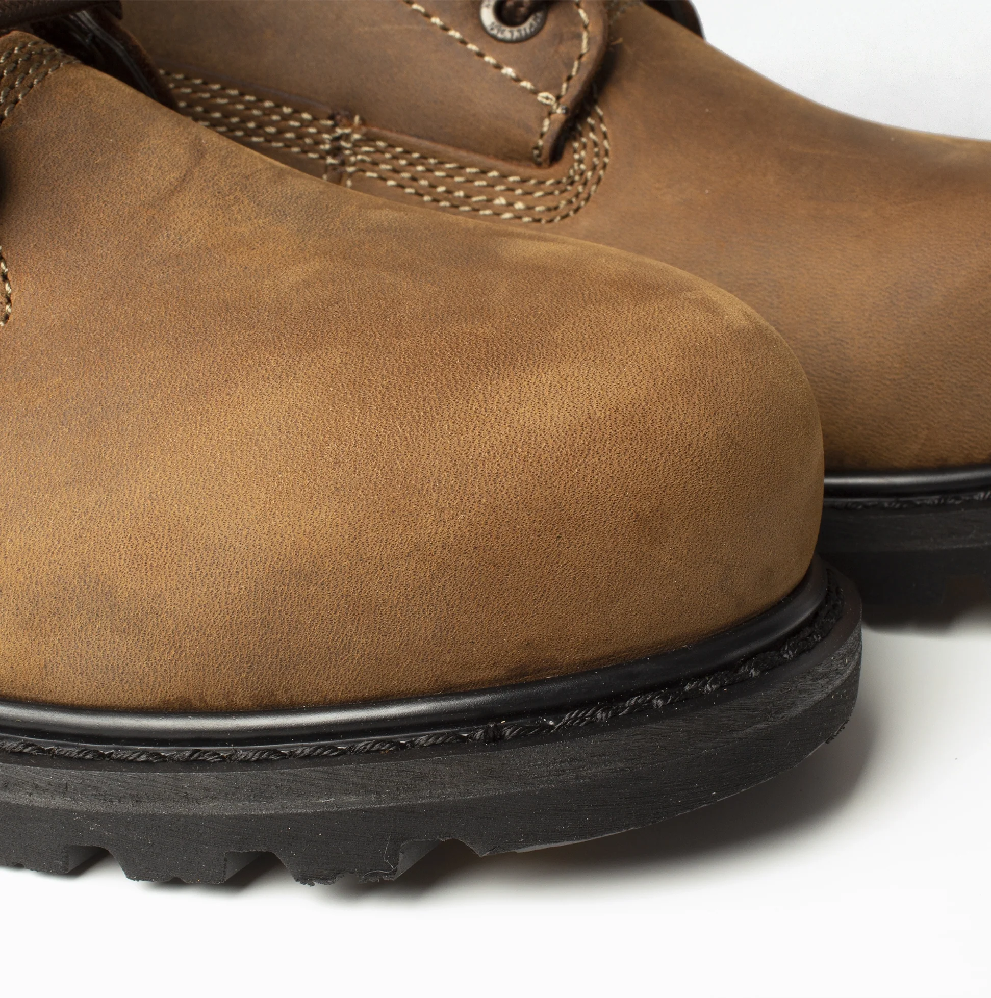 CAT HOLTON S3 Mens Leather Safety Boots Brown - Image 5