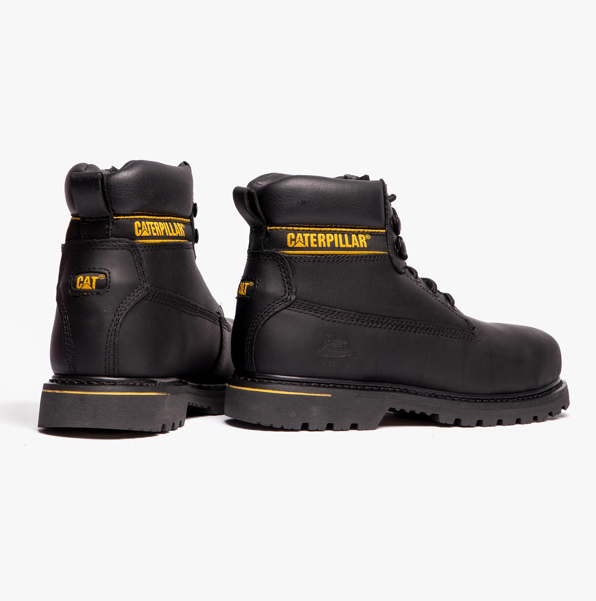 CAT HOLTON Mens Safety Boots Black - Image 3