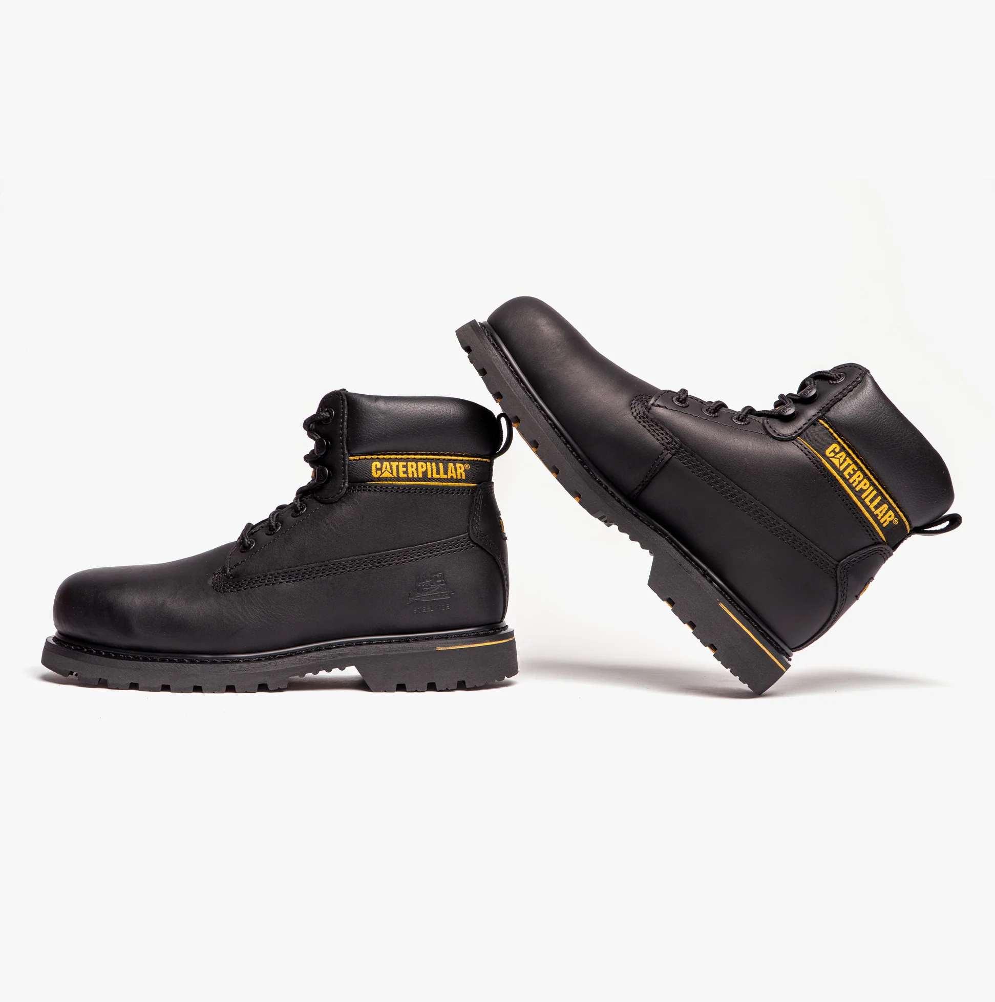 CAT HOLTON Mens Safety Boots Black - Image 4