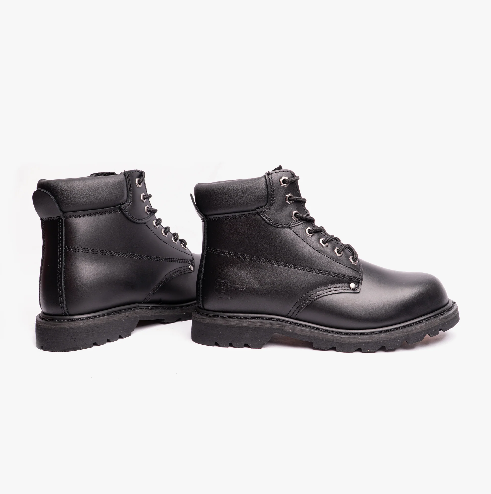 Grafters KNIGHT Mens Safety Boots Black - Image 3