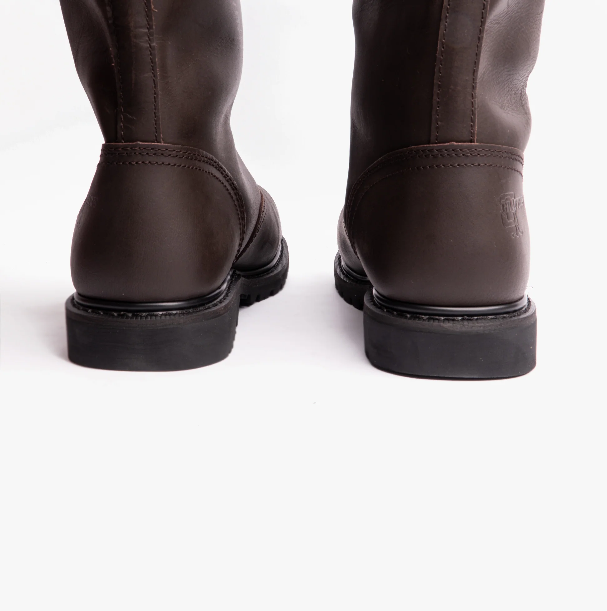 Grafters KNOX Mens Rigger Safety Boots Oily Brown - Image 4
