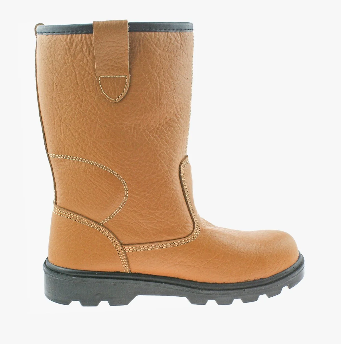 Grafters M020BSM Unisex Rigger Safety Boots Tan - Image 4