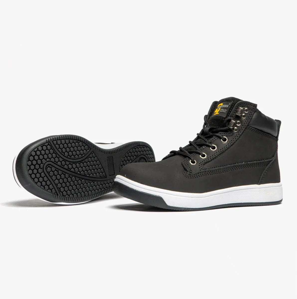 Grafters M057A Unisex Safety Trainer Boots Black - Image 13