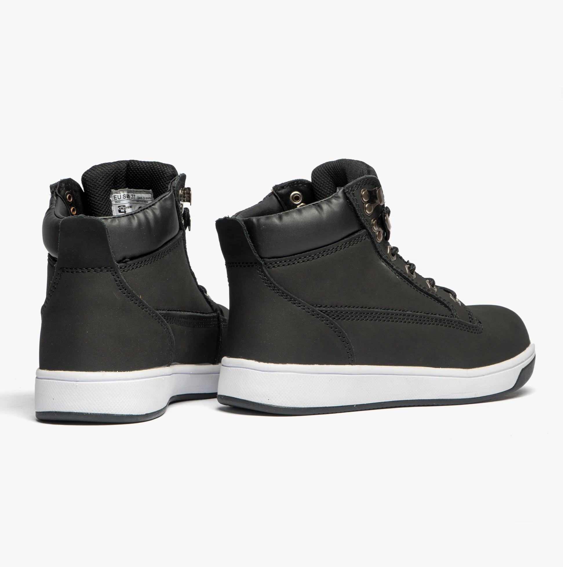 Grafters M057A Unisex Safety Trainer Boots Black - Image 3