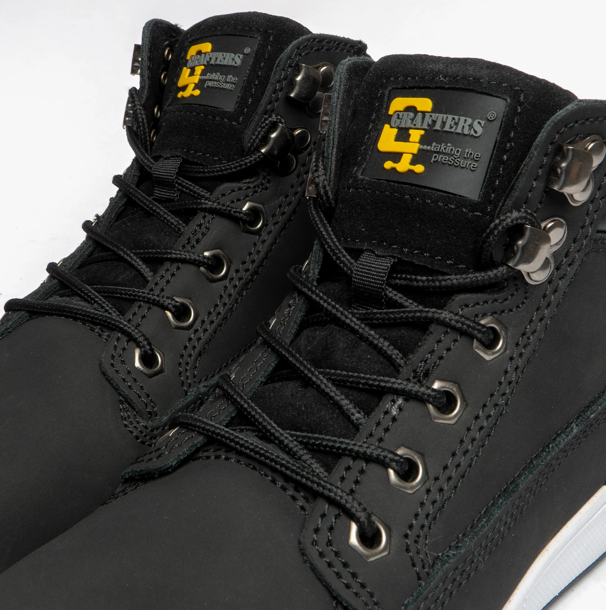Grafters M057A Unisex Safety Trainer Boots Black - Image 5